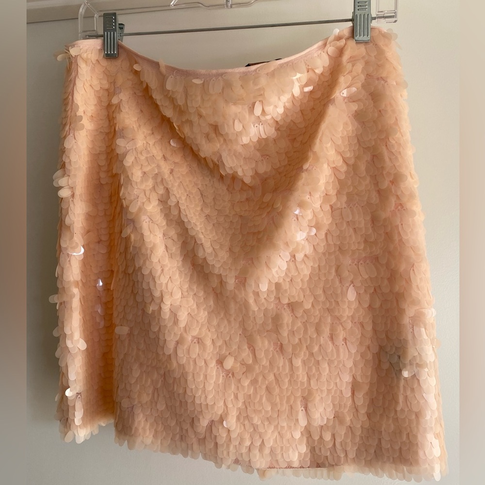 Pink Sequined Bebe Skirt
